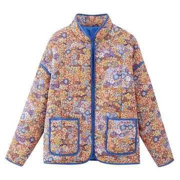 Stylish Omoone Women's Cropped Quilted Jacket for All Occasions