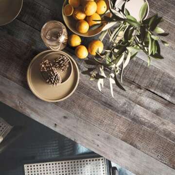 Livebor Shiplap Wood Peel and Stick Wallpaper Gray Wood Contact Paper 17.7”x 120” Vintage Wood Wallpaper Peel and Stick on Wallpaper Self Adhesive Wooden Removable Wall Paper Contact Paper for Walls