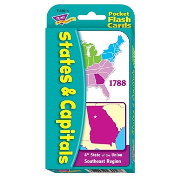 Interactive States & Capitals Flash Cards for Kids