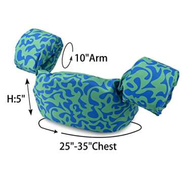 Silfrae Swim Vest Floatation Device for Kids 30-50 lbs