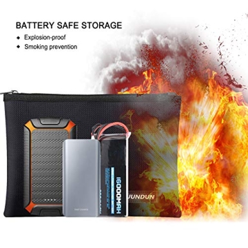 JUNDUN Fireproof Document Bags for Ultimate Protection