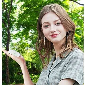 Ronessy Mini Handheld Fan Rechargeable Electric Hand Fan Speed Adjustable Purse Fan for Women Kids Travel Outdoor, Single Head, Green