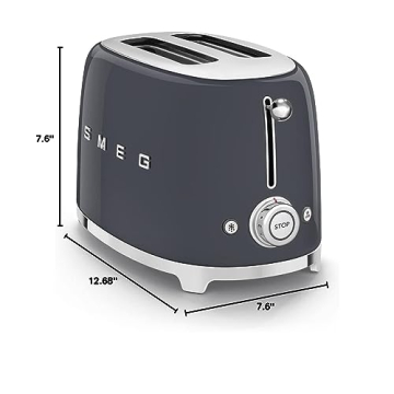 Smeg Retro 2 Slice Toaster with Extra Wide Slots