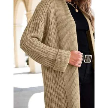 ANRABESS Women Oversized Knit Cardigan for Fall