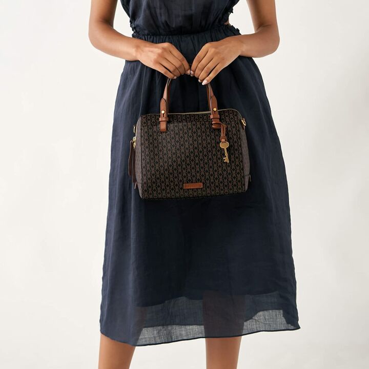 Fossil Women's Rachel Satchel Handbag for Everyday Use