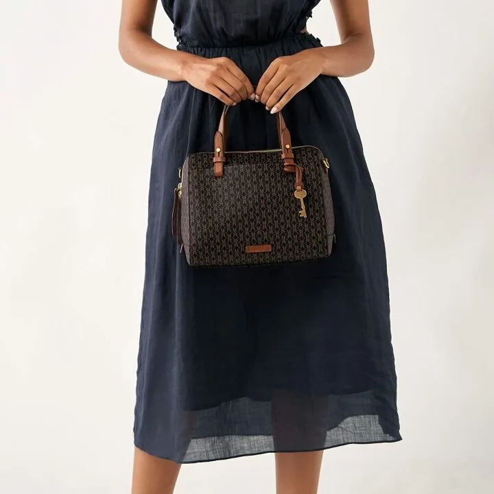 Fossil Women's Rachel Satchel Handbag for Everyday Use