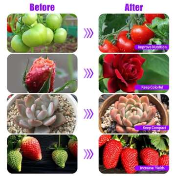 RWNTAO Full Spectrum LED Grow Lights for Indoor Plants