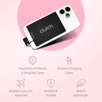 Clutch Pro USB-C Portable Charger - Sleek & Compact