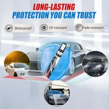 Touch Up Paint for Cars, White Car Paint Touch Up, Car Paint Scratch Repair, Auto Paint Repair Pen, Professional Seamless Coverage, Color Accurate, Long lasting Adhension, Fast Drying