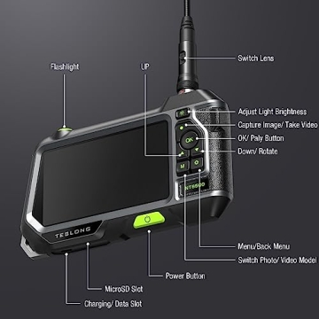 Teslong NTS500 Dual Lens Borescope with HD Monitor