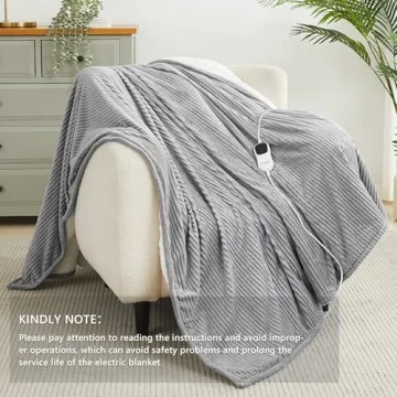 Electric Heated Blanket Queen Size - Comfort & Safety