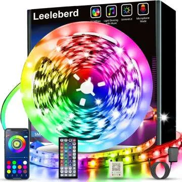 32.8ft Smart Bluetooth RGB LED Strip Lights
