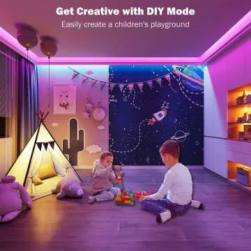 32.8ft Smart Bluetooth RGB LED Strip Lights
