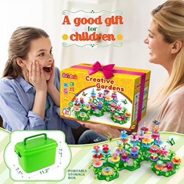 BainGesk Flower Gardening Set for Kids 3-6 | STEM Toy