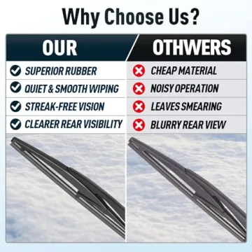 Vorelin Rear Wiper Blade for Hyundai Tucson Models 2022-2026