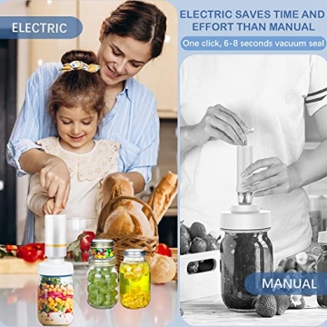 RECAT Mason Jar Vacuum Sealer for FoodSaver Machines