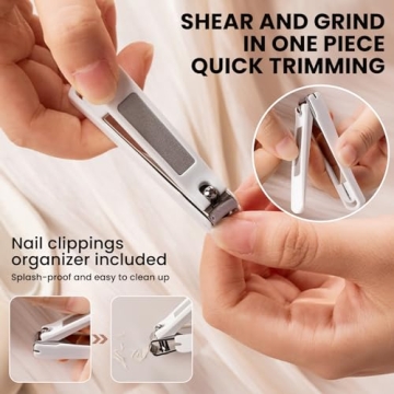 ZERNBER Nail Clippers Set - Portable & Stylish Grooming Kit
