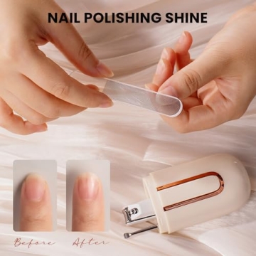 ZERNBER Nail Clippers Set - Portable & Stylish Grooming Kit
