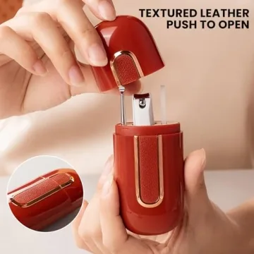 ZERNBER Nail Clippers Set - Portable & Stylish Grooming Kit