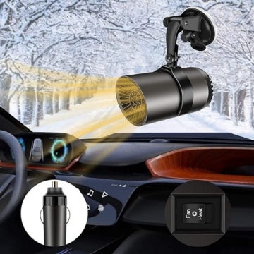 12V Portable Car Heater - Fast Heating & Cooling Defroster