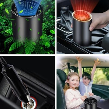 Portable Car Heater with Fast Defrost & Defog