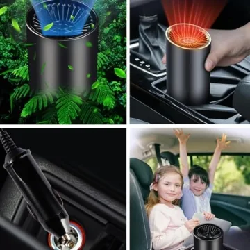Portable Car Heater with Fast Defrost & Defog