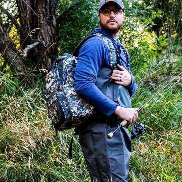 Piscifun Fishing Tackle Backpack: Waterproof & Spacious