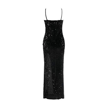 Stylish BerryGo Sparkly Sequin Gown for Special Occasions