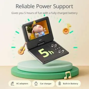 YOTON 9.5" Portable DVD Player - Perfect for Travel