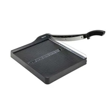 Amazon Basics 12-Inch Guillotine Paper Cutter for Crafts