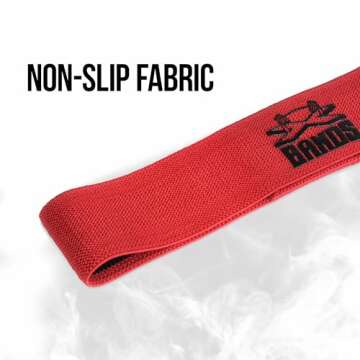 The X Bands Tough Bands - Anti-Snap Fabric Resistance Bands for Women & Men - Extra Strength Workout Bands - Exercise Resistance Bands for Home or Gym Workout - Strength Training Equipment - (70 Lb)…