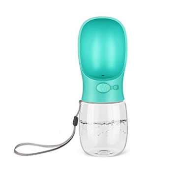 Dog Water Bottle for Walking, Dispenser Pet Portable Dogs Cats 12OZ 19OZ Travel Drink Bottle Bowls BPA Freee,Leak Proof,Food Grade (12oz (12oz), Dream Blue)