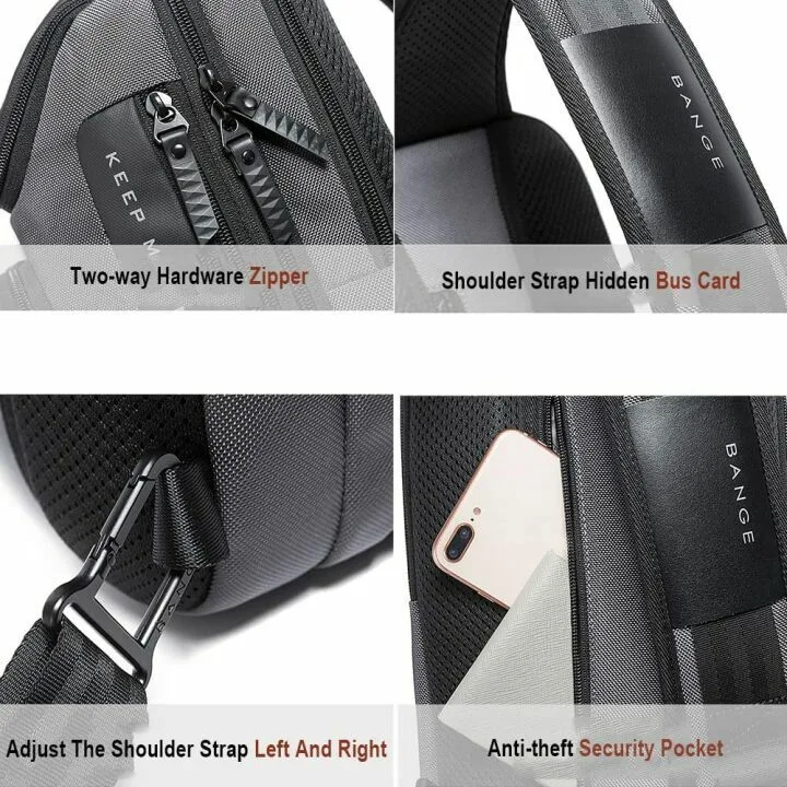 OZUKO Sling Backpack for Men - Stylish & Functional