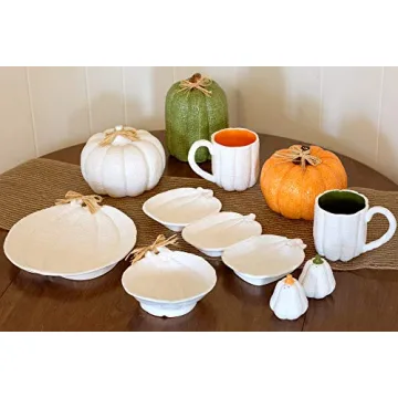 Boston International Ceramic Textured Serving Plate for Entertaining