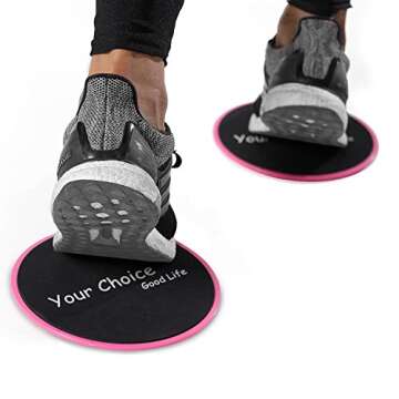 Your Choice Sliders Fitness Exercise Core Gliders Gliding Discs Fitness Equipment for Full Body Work...