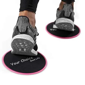 Your Choice Sliders Fitness Exercise Core Gliders Gliding Discs Fitness Equipment for Full Body Work...