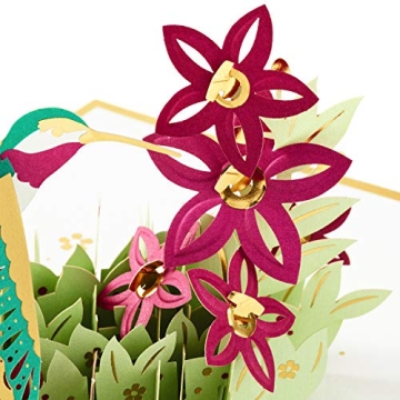 Stunning Hummingbird Pop Up Mother's Day Card by Hallmark