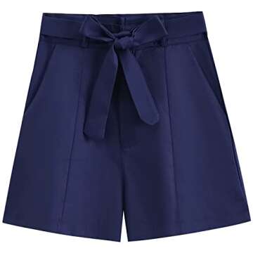 NRTHYE Women Blazers Set 3 Piece Long Sleeve Button Jacket + Tops + Shorts Belted Outfits Casual Suits