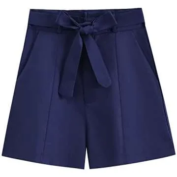 NRTHYE Women Blazers Set 3 Piece Long Sleeve Button Jacket + Tops + Shorts Belted Outfits Casual Suits