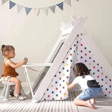 Merax 4-in-1 Kids Triangle Climber and Play Tent