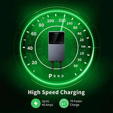 Autel MaxiCharger Home Electric Vehicle Charger - 40 Amp 240V Level 2 WiFi/Bluetooth Enabled