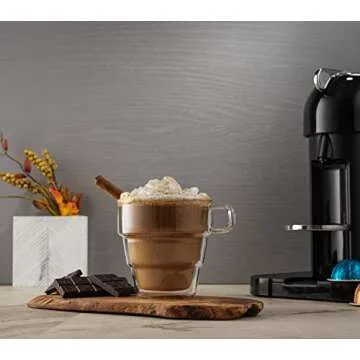 JoyJolt Pila Double Wall Insulated Coffee Mugs – 16 oz Double Walled Insulated Glasses Coffee Mug With Handle, Stackable, Sleek Modern Design – Set of 2