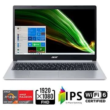 Acer Aspire 5 A515-45-R8K1 Slim Laptop - AMD Ryzen 7 Performance