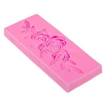 Cute Rose Flower Silicone Mold for Baking and Crafts