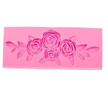 Cute Rose Flower Silicone Mold for Baking and Crafts