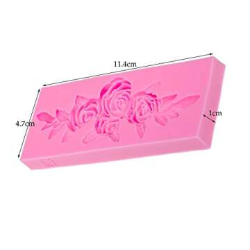 Cute Rose Flower Silicone Mold for Baking and Crafts