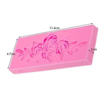 Cute Rose Flower Silicone Mold for Baking and Crafts
