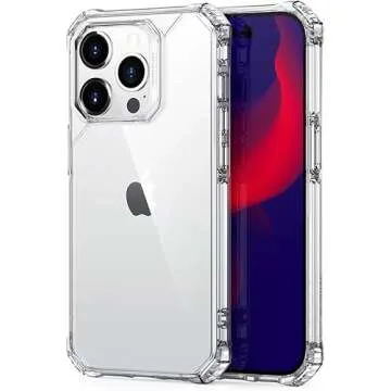 ESR for iPhone 14 Pro Max Case, Military-Grade Drop Protection, iPhone 14 Pro Max Clear Case with Shock-Absorbing Air-Guard Corners, Scratch & Yellowing Resistant, Hard Acrylic Back, Clear