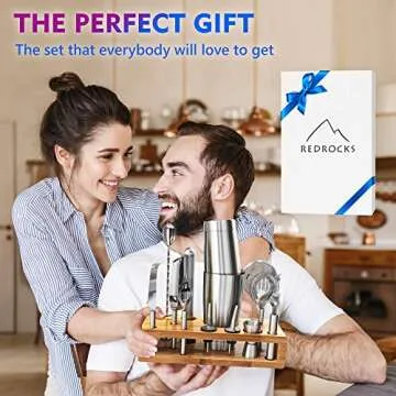 Redrocks Bartender Kit – Ultimate Cocktail Shaker Set