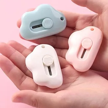 Cute Retractable Box Cutters - 3Pcs Mini Utility Knife
